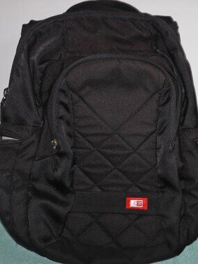 Case Logic Padded Computer Laptop Backpack Black 18"